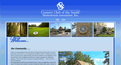 Desktop Screenshot of countryclubofthesouth.org